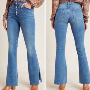 Anthropologie Pilcro High-Rise Skinny Button Up Jeans Size 29 Petite